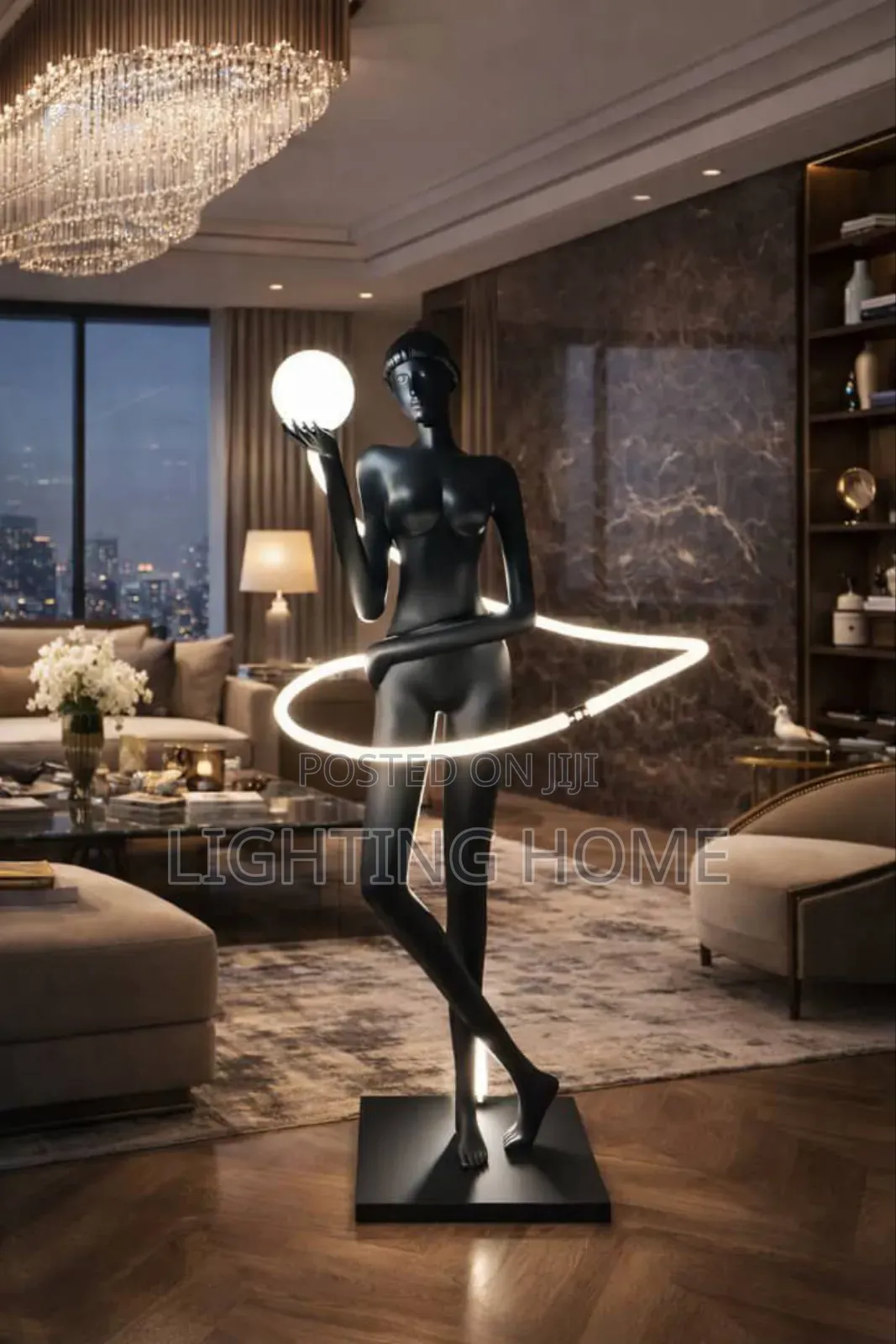 Led Standing Humanoid Floor Lamp