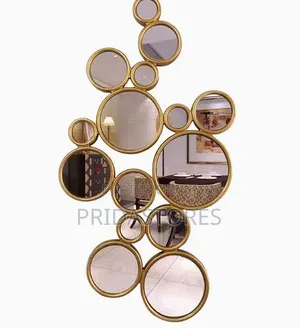 Antique Gold Living Room Decor Mirror