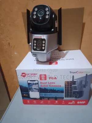 Dual Lens V380 Standalone CCTV Solar Camera