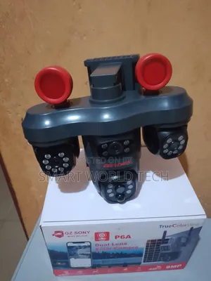 V380 Triple Lens PTZ Solar Camera 4g