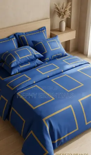 Polish Silky Flower Material Bedding Set 6x6