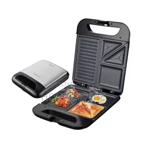 3-in-1non-Stick Plates Barbecue Maker Breakfast Bread Sandwich Maker