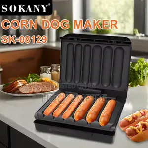 Electric Sausage Grill Nonstick Plate Veggie Sausage Hot Dogs BBQ