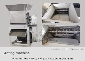 304 Stainless Steel Cassava Grinder Automatic Garri Making Machine