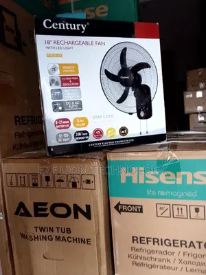 Century 18inch Wall Mounted Rechargeable Fan