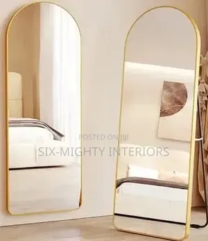 Full Length Arch Framed Wall / Standing Mirror
