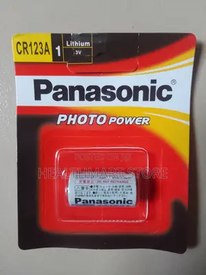 Panasonic Cr123a 3v Lithium Photo Battery