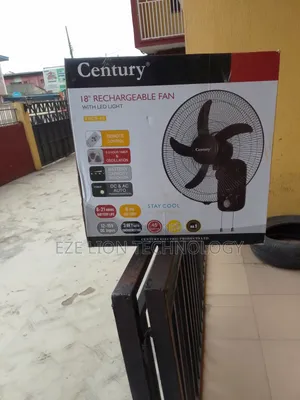Century 18inch Rechargeable Wall Fan With Led Light