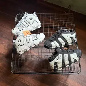Cop the Nike Air More Uptempo Low Black Metallic Photon Dust