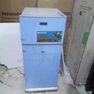 Skyrun 108l Double Door Blue Refrigerator – Compact Cooling