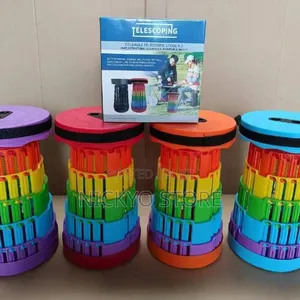Foldable Telescopic Stool (Rainbow Color)