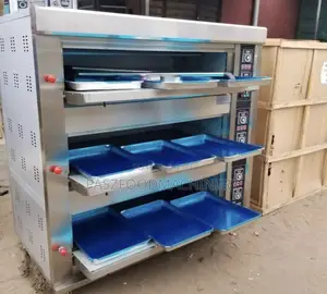 Industrial 9trays 3decck Gas Oven