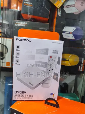 Porodo Echobox Android Tv Box Ultra Hd Streaming