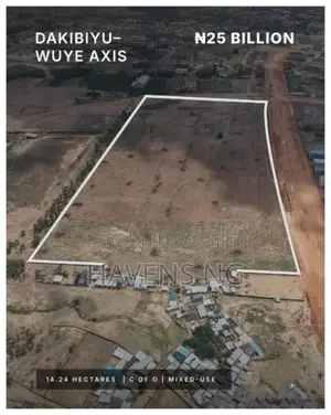 Wuye / Dakibiyu • 14.24 Hectares • ₦25 Billion • Cofo • Mixed-Use