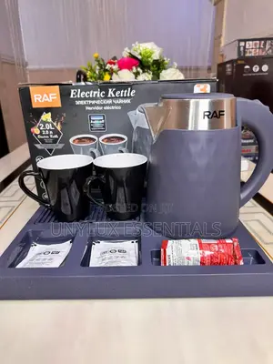 Raf Hotel Tray 
2l Jug and Two Ceramic Cup and Tray