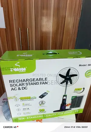 Iw-8918 Iwin 18” Dual Mode Cooling Fan Rechargeable