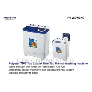 Polystar 7.5kg Washing Machine Twin Tub