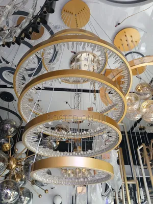 Led Ring Chandelier Light