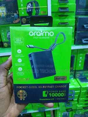 Oriamo Pocket Size 10000mah Power Bank