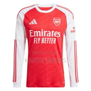Adidas Arsenal Long Sleeve 2025/2026 Home Jersey