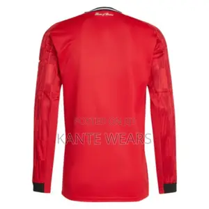 Adidas Manchester United Long Sleeve 2025/2026 Home Jersey
