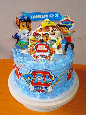 Whipped Cream Character Cake