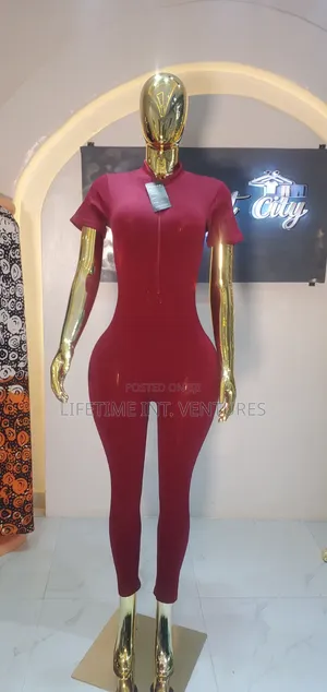 Wine Body Con Suit