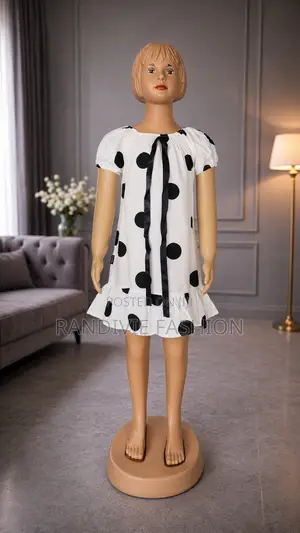 Marline Monroe Baby Dress [White Black]