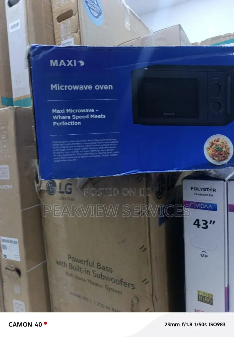 20l Cooking Microwave With Timer Dial Maxi
