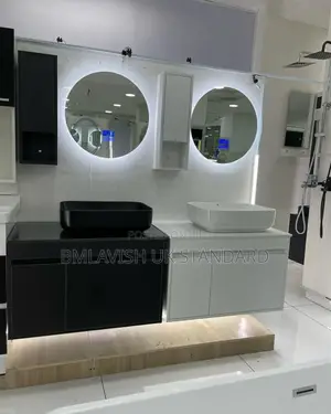 Suspended Cabinet Set With Led Mirror