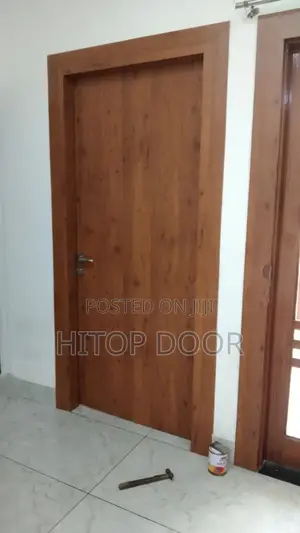 Classic HDF Door(American Coffee)With Frame and Architrave