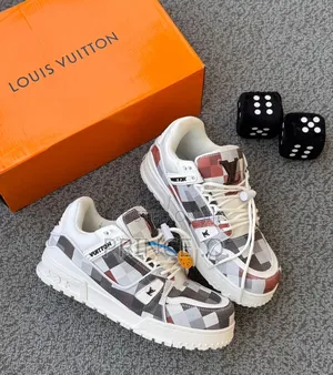 Checked Color,Big Sole Louis Vuitton Sneakers