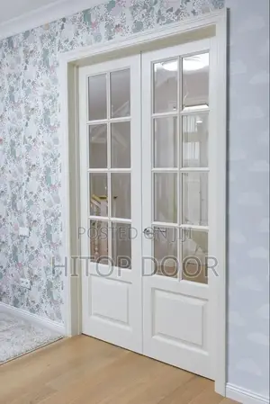 Modern HDF French Double Door