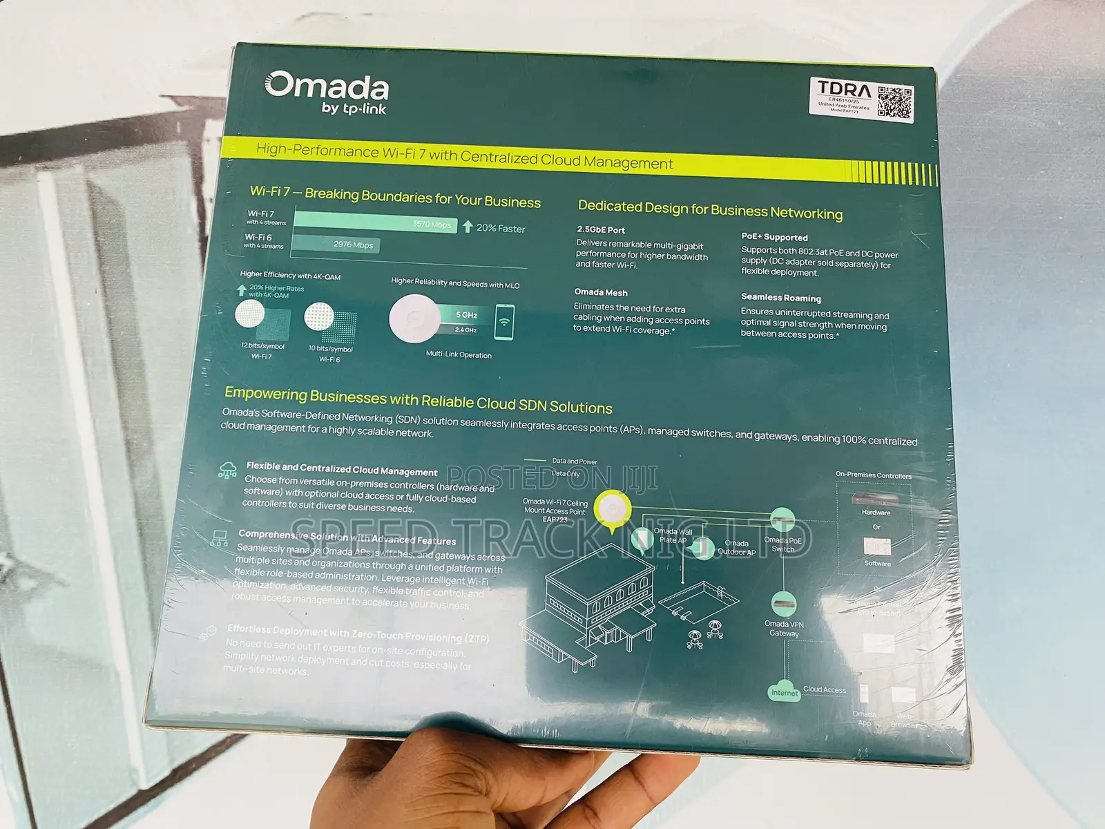 Tp-Link Omada Wi-Fi 7 Ceiling Mount Access Point (Eap723)