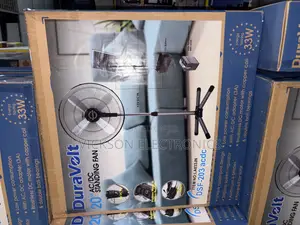 Duravolt 20” Ac/Dc Standing Fan With Adapter