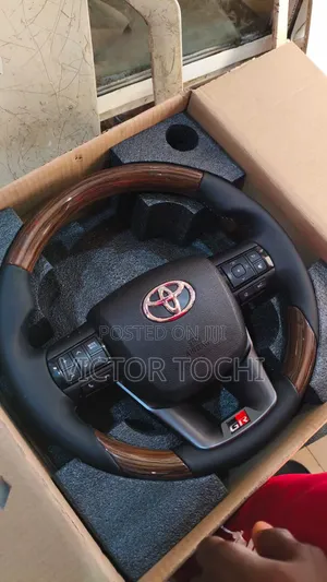 Latest Gr Wooden Steering Wheel Toyota Hilux , Land Cruiser,