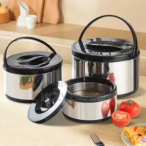 3pcs Thermal Lunch Box Stackable Snack Box Container Stainless Steel