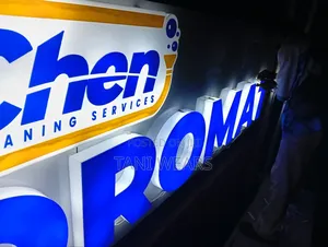 Wall Signage With Light