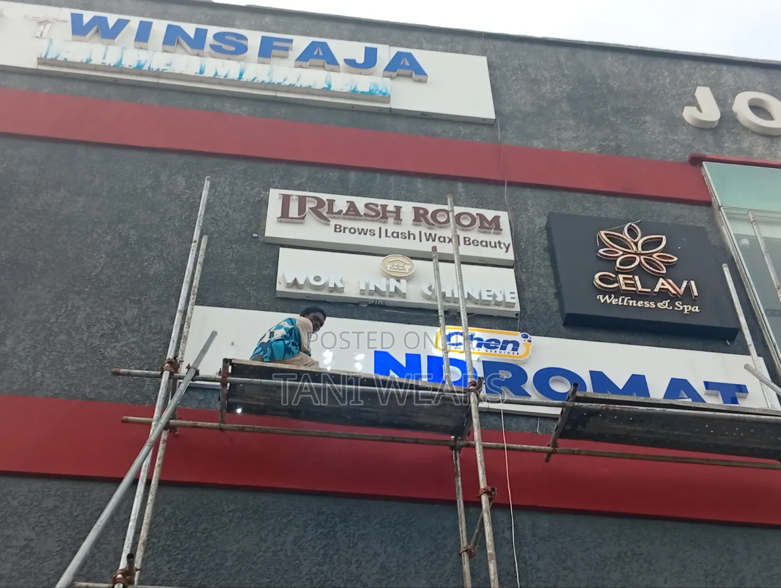 Wall Signage With Light