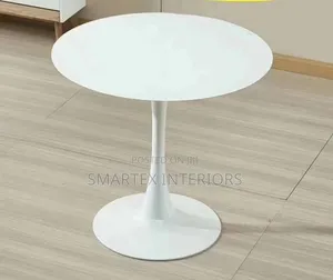 Round Wooden One Pole Table