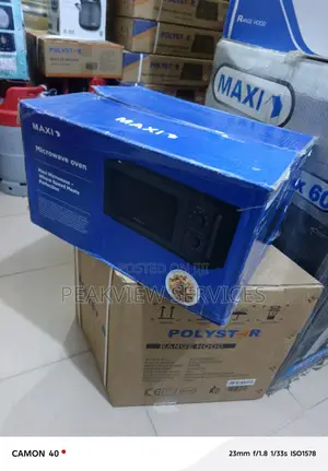 Maxi White 20l Microwave Mechanical Dial Type