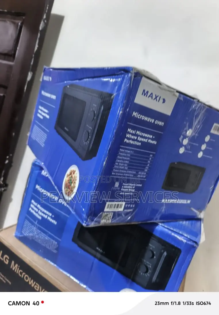 Maxmw0202lw Maxi Microwave 20l Compact Unit