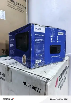Maxi White Microwave 20l Manual Dial Version