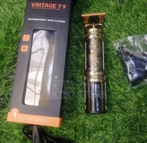 Vintage T9 Professional Hair Clipper (Rechargeable Trimmer)