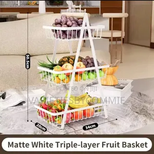 3 Layers Multi Layered Fruit Basket/ Organizer
