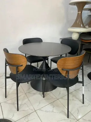 Best Quality Wooden Back Leather Dining Chair With Table