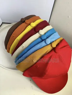 High Quality Unbranded Cotton Facecaps