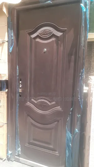 3ft by 7ft Brown Steel Door