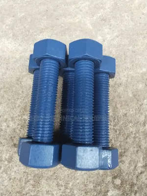5/8 X 100 Stud Bolt And Nut Teflon Coated/Ptfe Coated