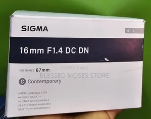 Sigma 16mm F1.4 for Sony
